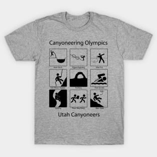 Utah Canyoneers 2019 Winner - Canyoneering Olympics (Dark) T-Shirt